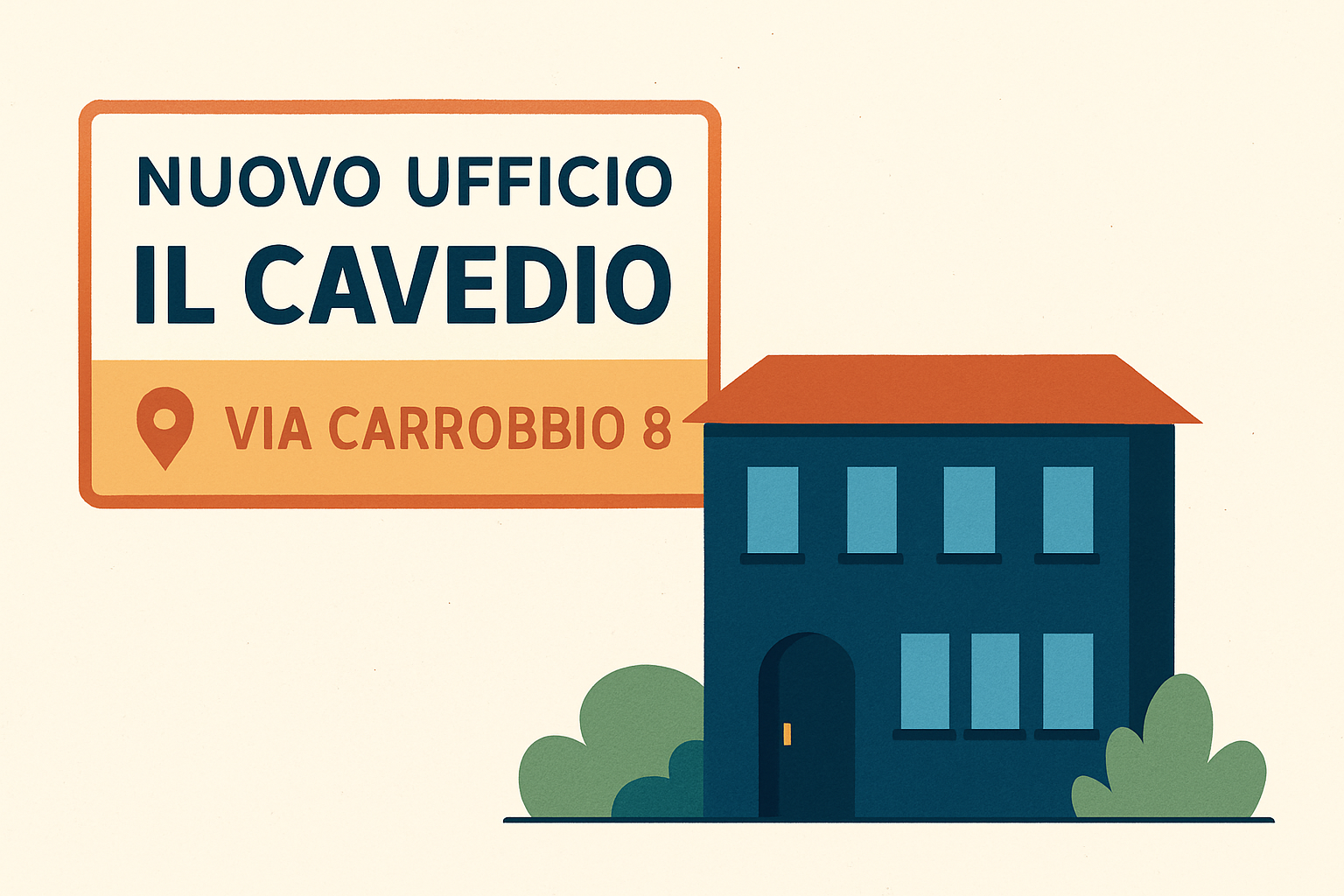 🏢 Nuovo indirizzo per l’ufficio del Cavedio a Varese: dal 1° luglio in via Carrobbio 8!